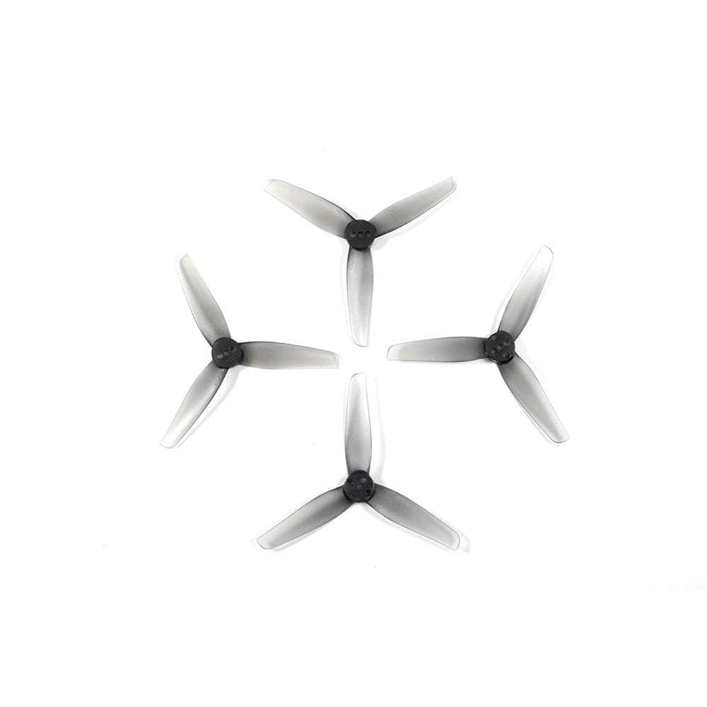  HQ Prop T3x2x3 Tri-Blade 3 Prop 4 Pack (2mm Shaft) - Grey、mySite、merchandisen
