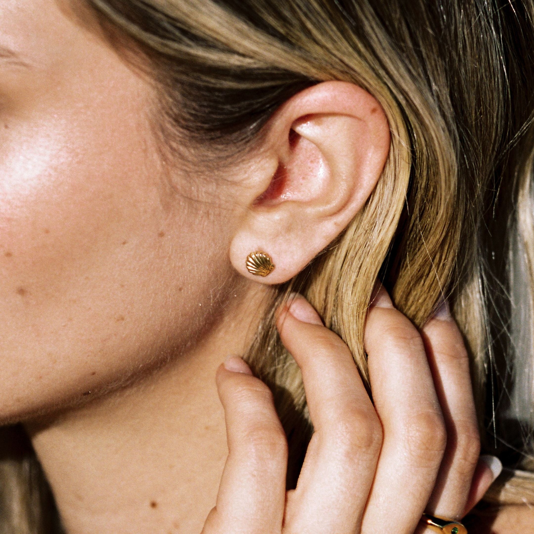 Shell Stud Earrings、mySite、hinf8tx79