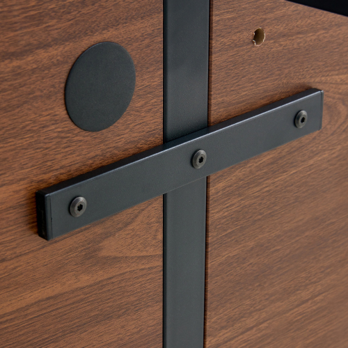 Rustic Industrial Rectangular Wood Dining Table For 4-6 Person, With 1.5" Thick Engineered Wood color Tabletop and Black Metal Legs,Desk For Kitchen Dining Living Room, 55.1" x 31.4"x 29.9"1529W115172、、casual