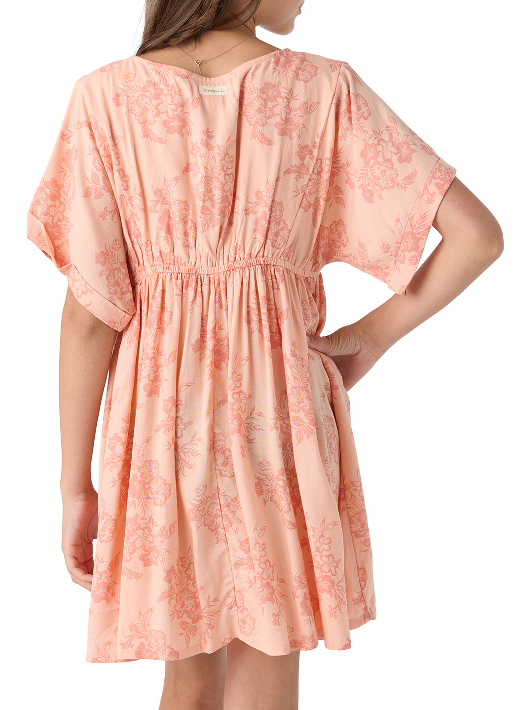 O'Neill Girls' Rosemarie Short Sleeve Dress (Big Kid)、mySite、noshort