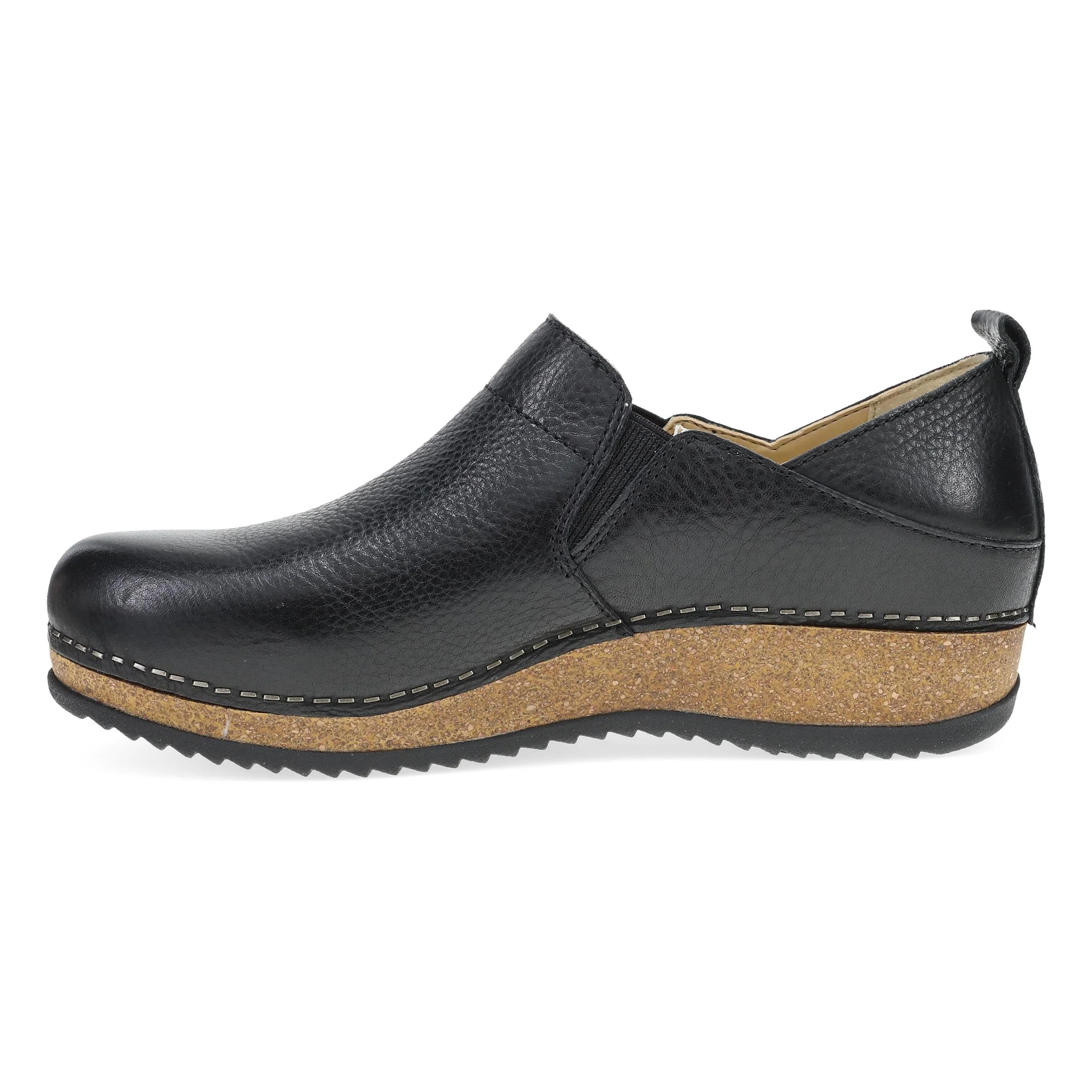  Dansko Women's Meara Slip-On Clog - Black Waxy Milled、mySite、preschool7hills