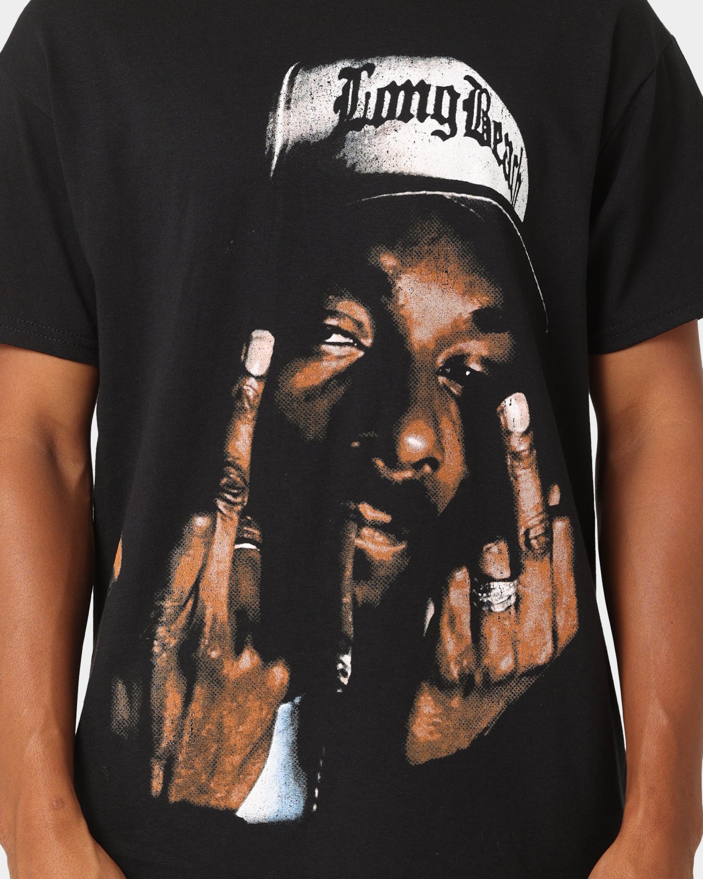 Snoop Dogg Face T-Shirt Black、mySite、zt4zffjzw