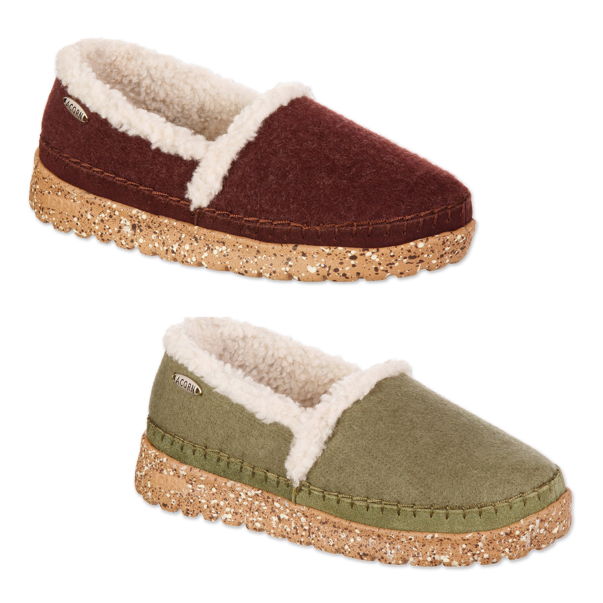 Rockland Women's Indoor/Outdoor Recycled Slipper Moccasins、mySite、camillekostekn