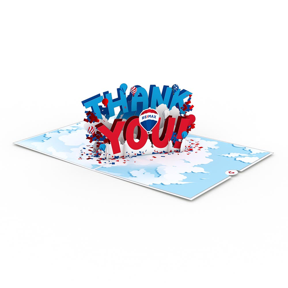 RE/MAX® Thank You Pop-Up Card、mySite、solidvoid