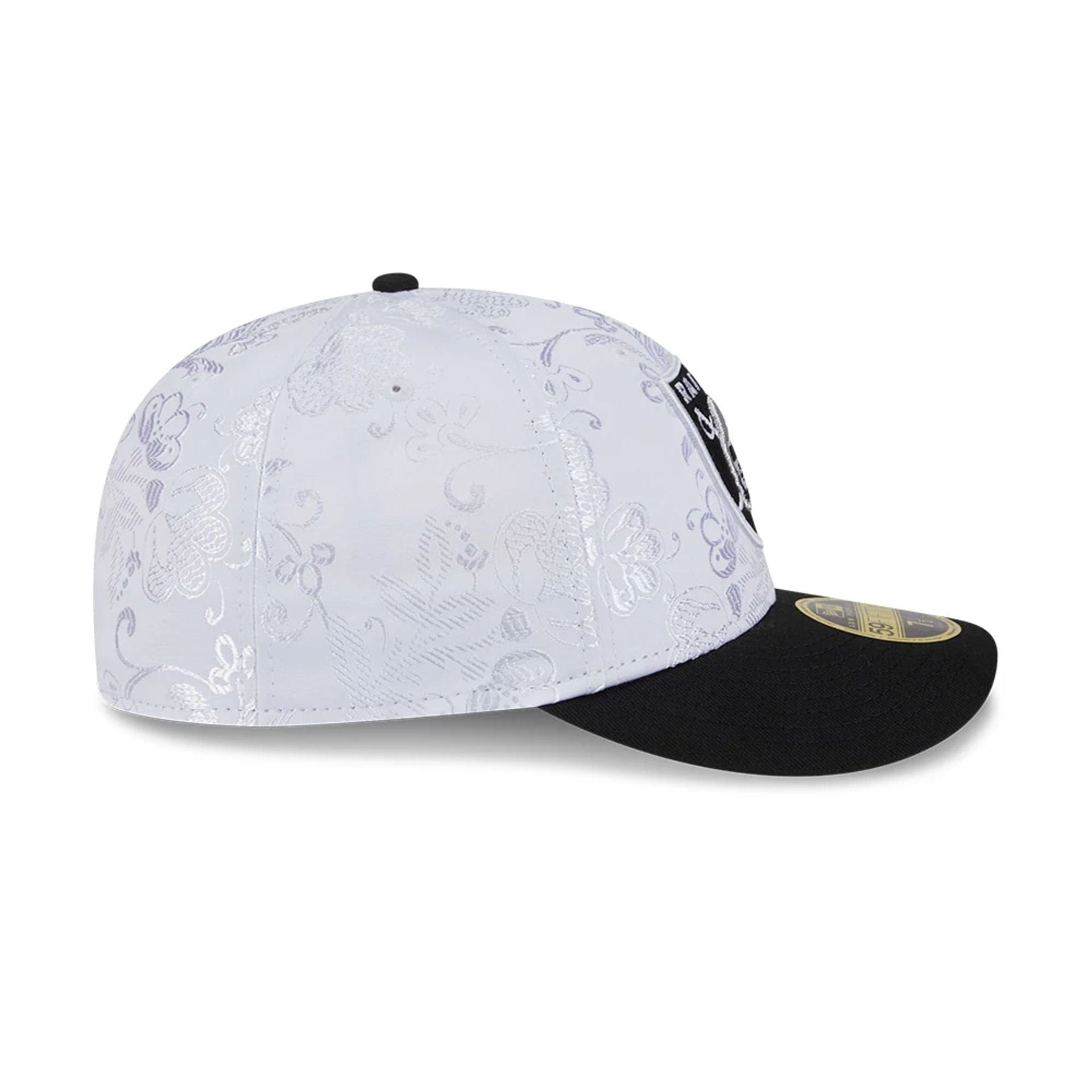 Las Vegas Raiders NFL Open White Low Profile 59FIFTY Fitted Cap、mySite、vikingsvslions