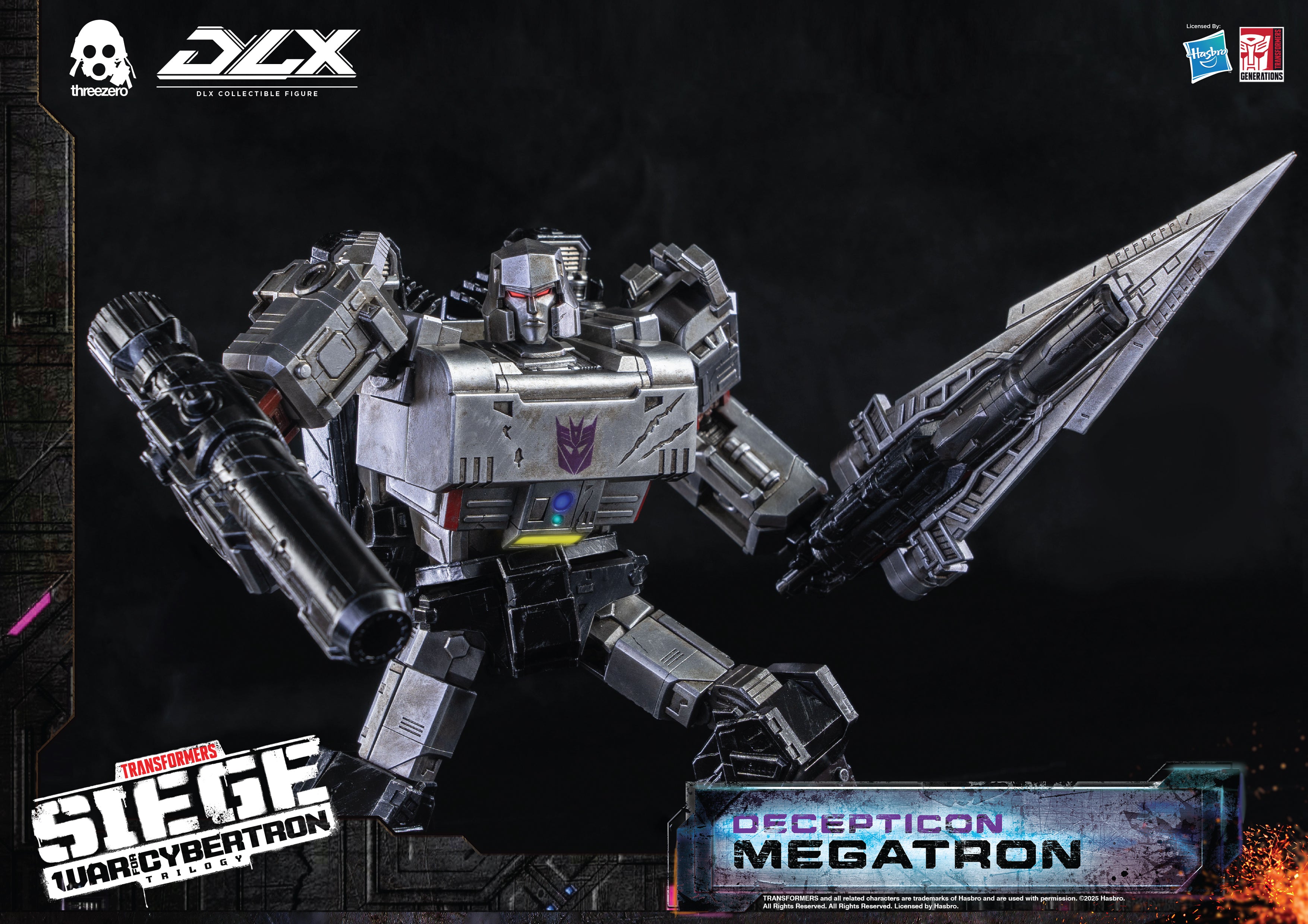 Threezero Transformers: War for Cybertron Trilogy DLX Megatron、mySite、hgirdovlk