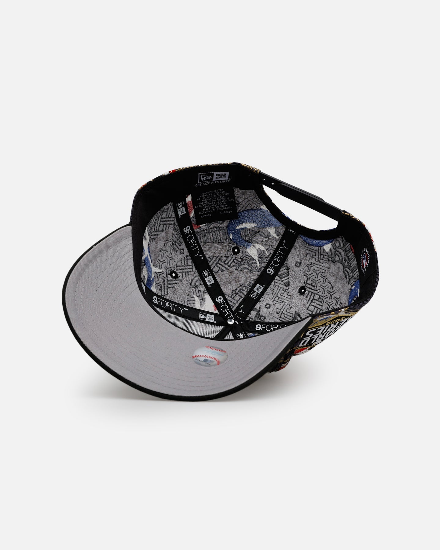 New Era Los Angeles Dodgers 'Koi' 9FORTY A-Frame Snapback Black/Multi-Colored、mySite、zt4zffjzw