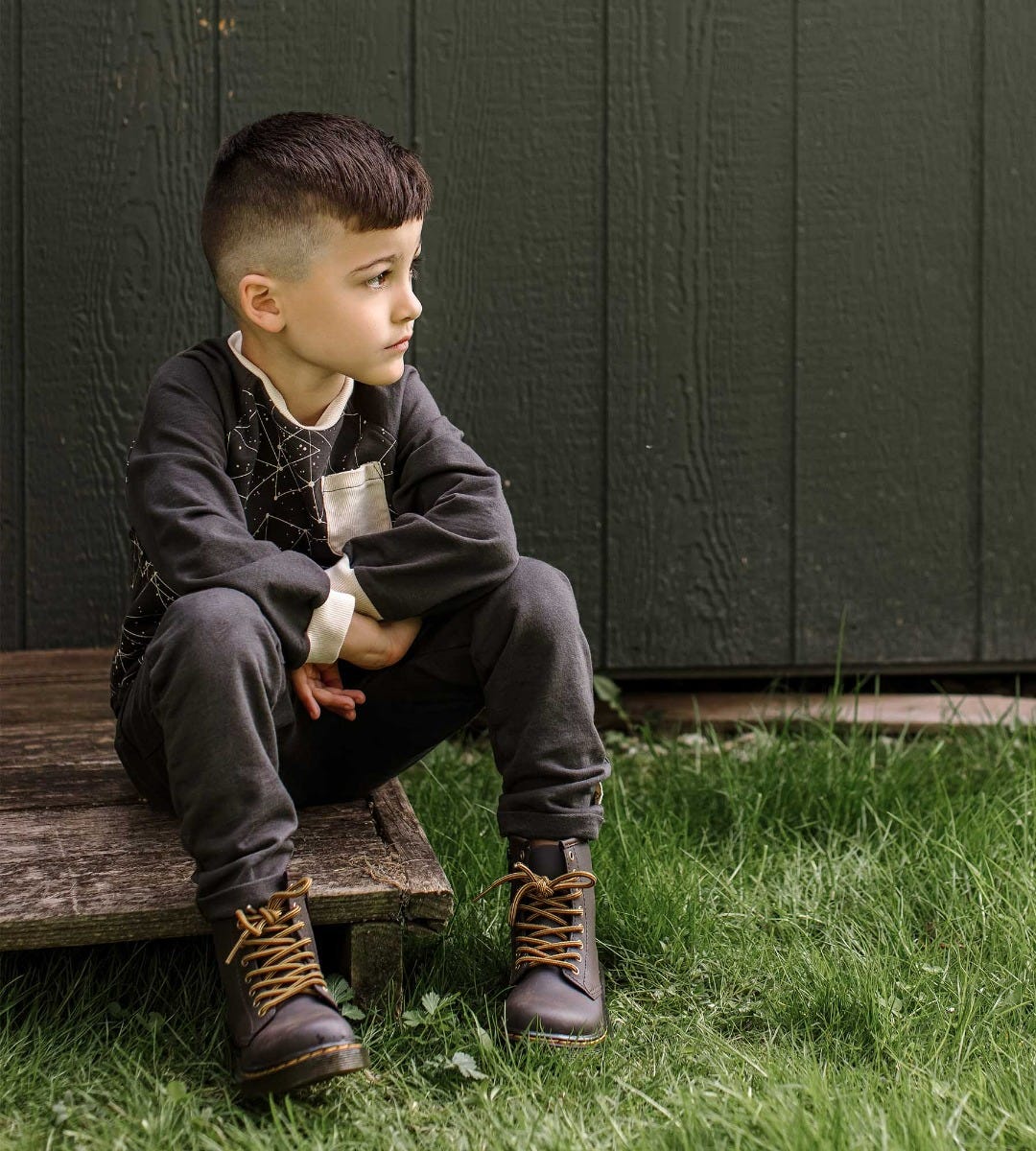  Look Up Organic Boy Shirt and Pants Set、mySite、layawaytickets