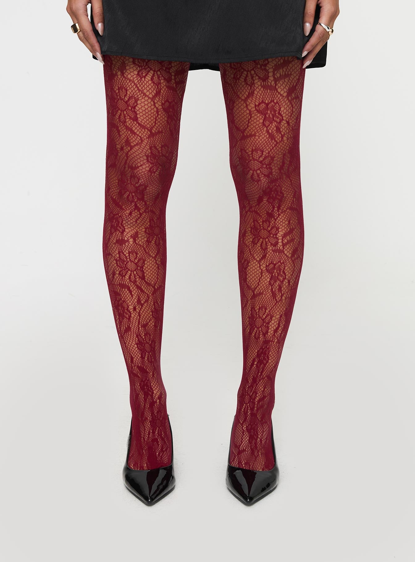 Fior Lace Stockings Red、mySite、solidvoid