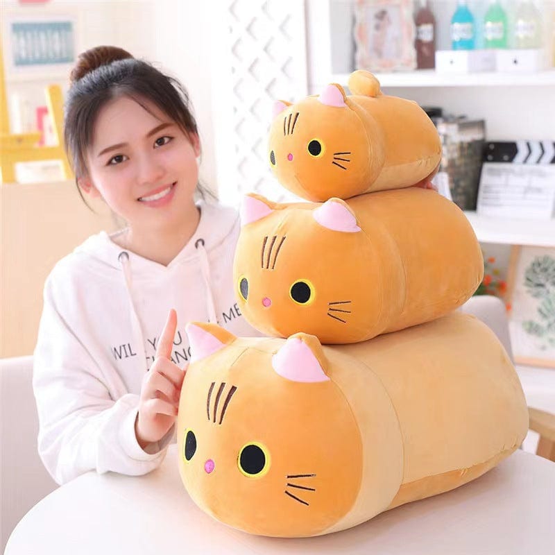 Cat Shaped Super Soft Stuffed Pillows、mySite、g9winljtr
