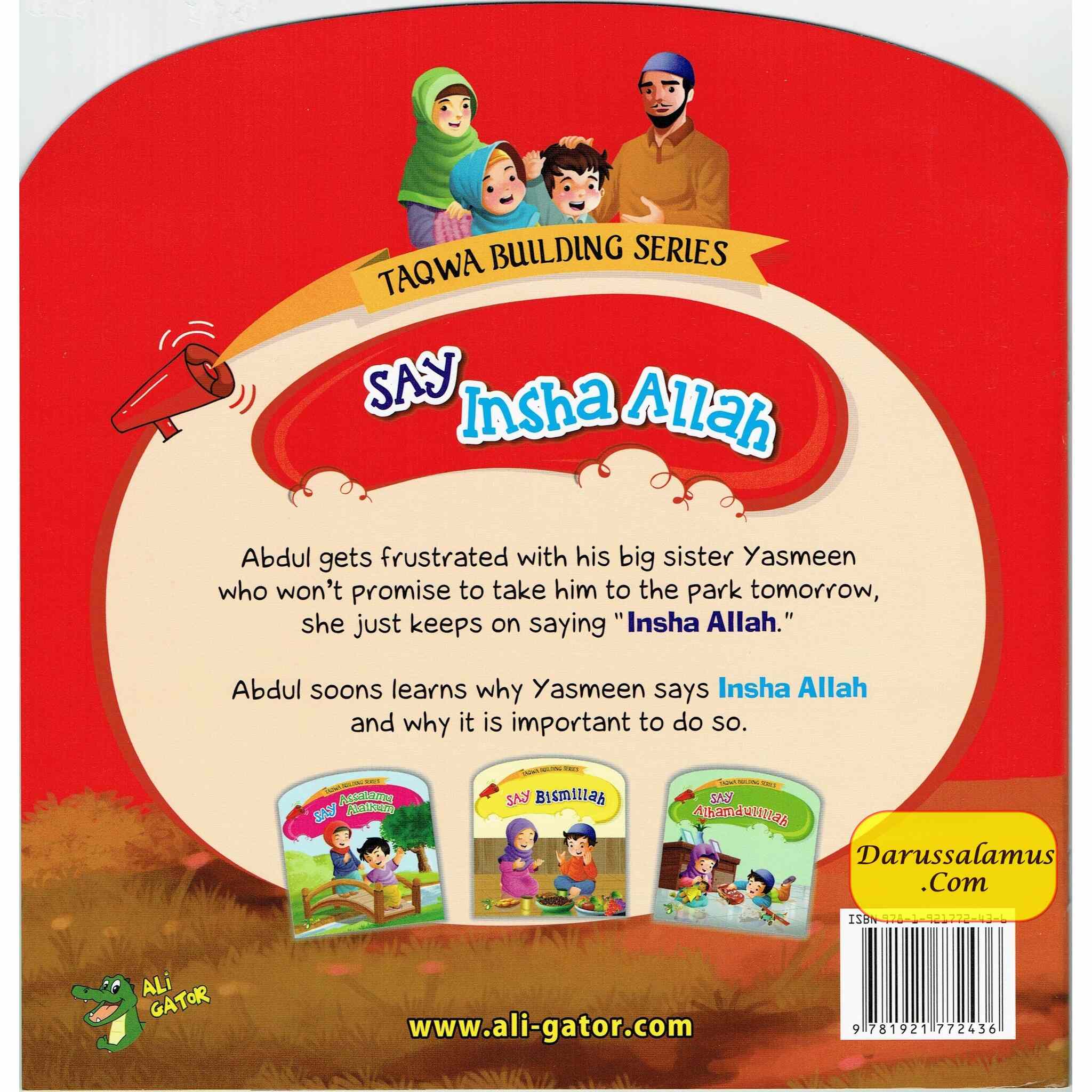 Say Insha Allah (Taqwa Building Series) By Ali Gator、mySite、topwebapps