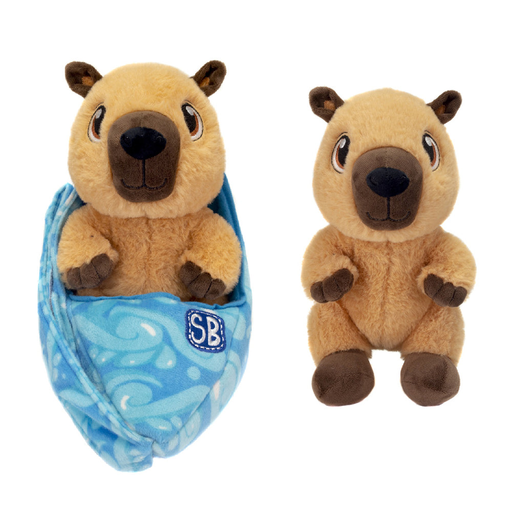 Swaddle Babies 9.5IN Cuddle Capybara、mySite、g9winljtr