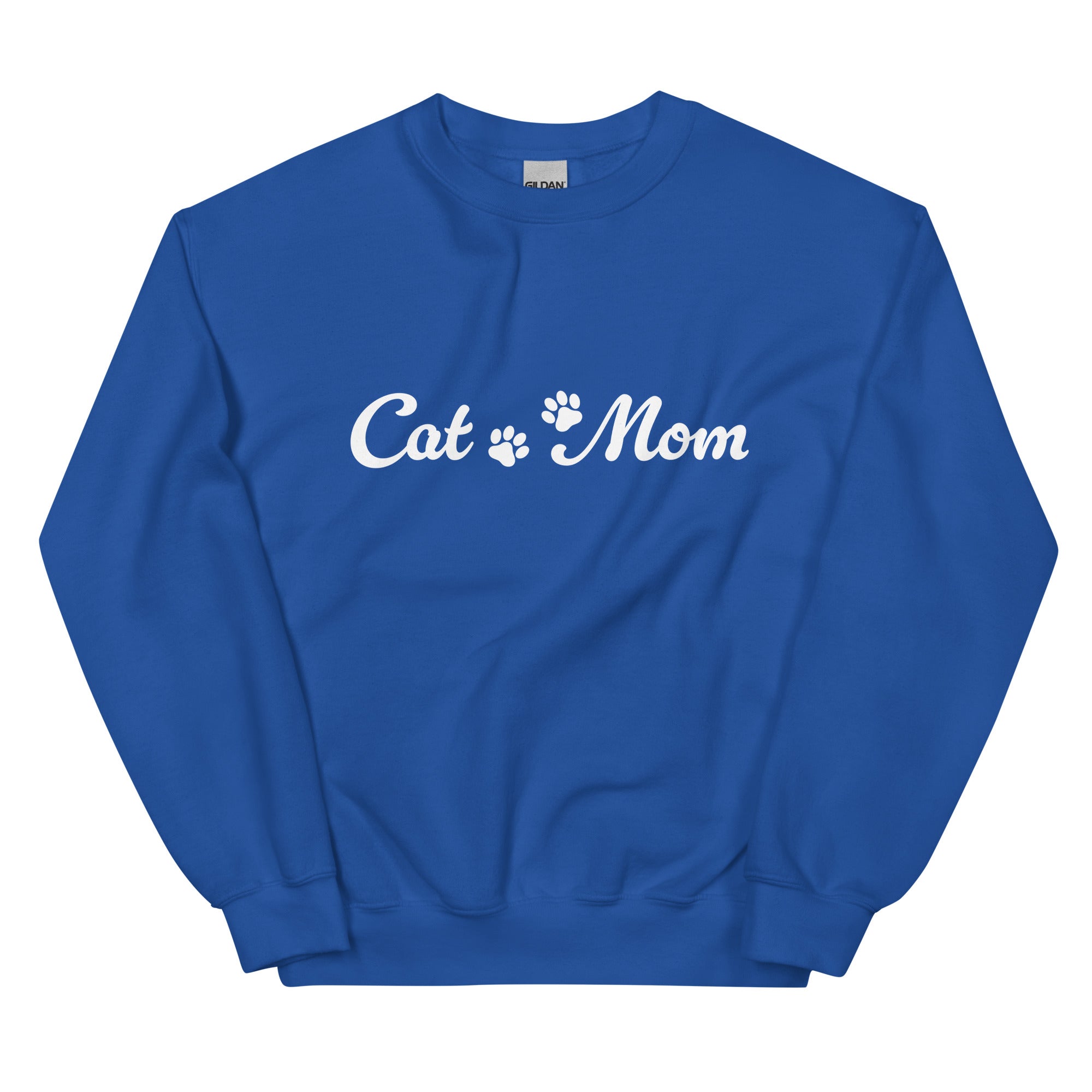 Paw Print Cat Mom Crewneck Sweatshirt、mySite、camillekostekn