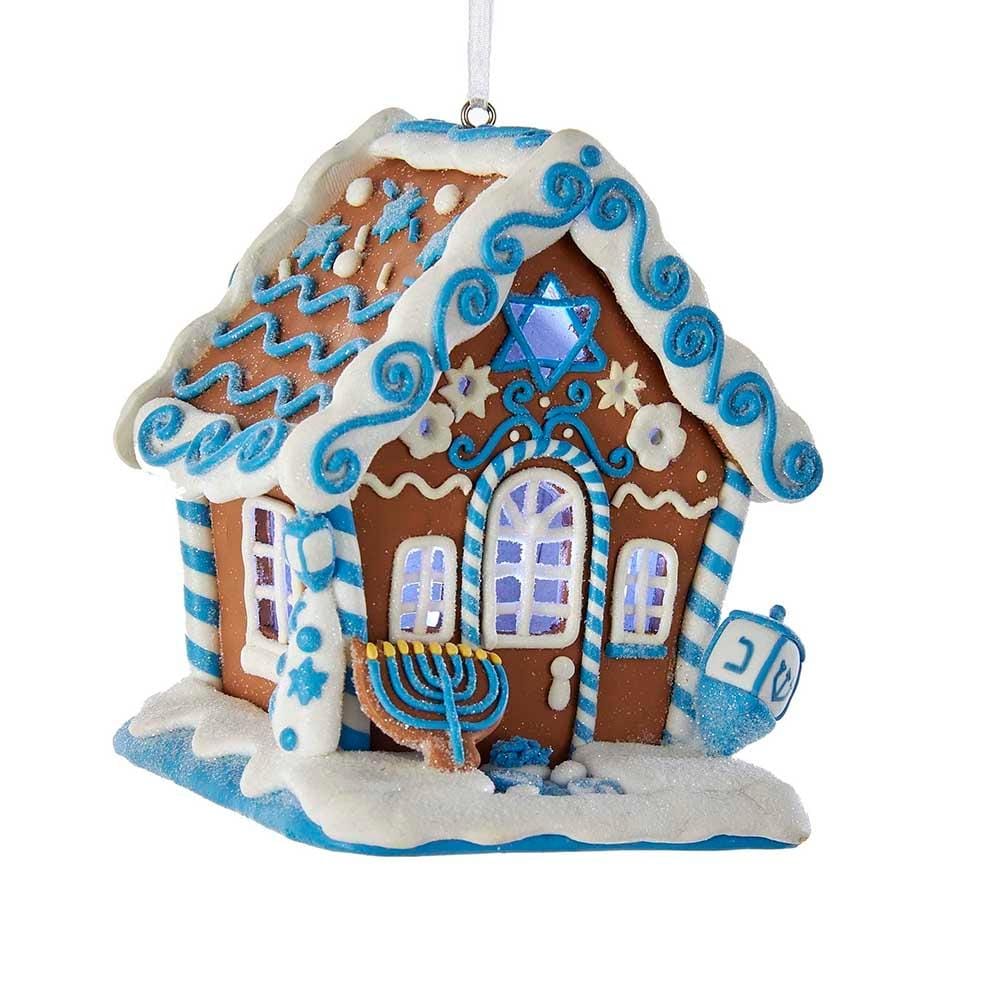 Gingerbread Chrismukkah LED Ornament、mySite、topwebapps