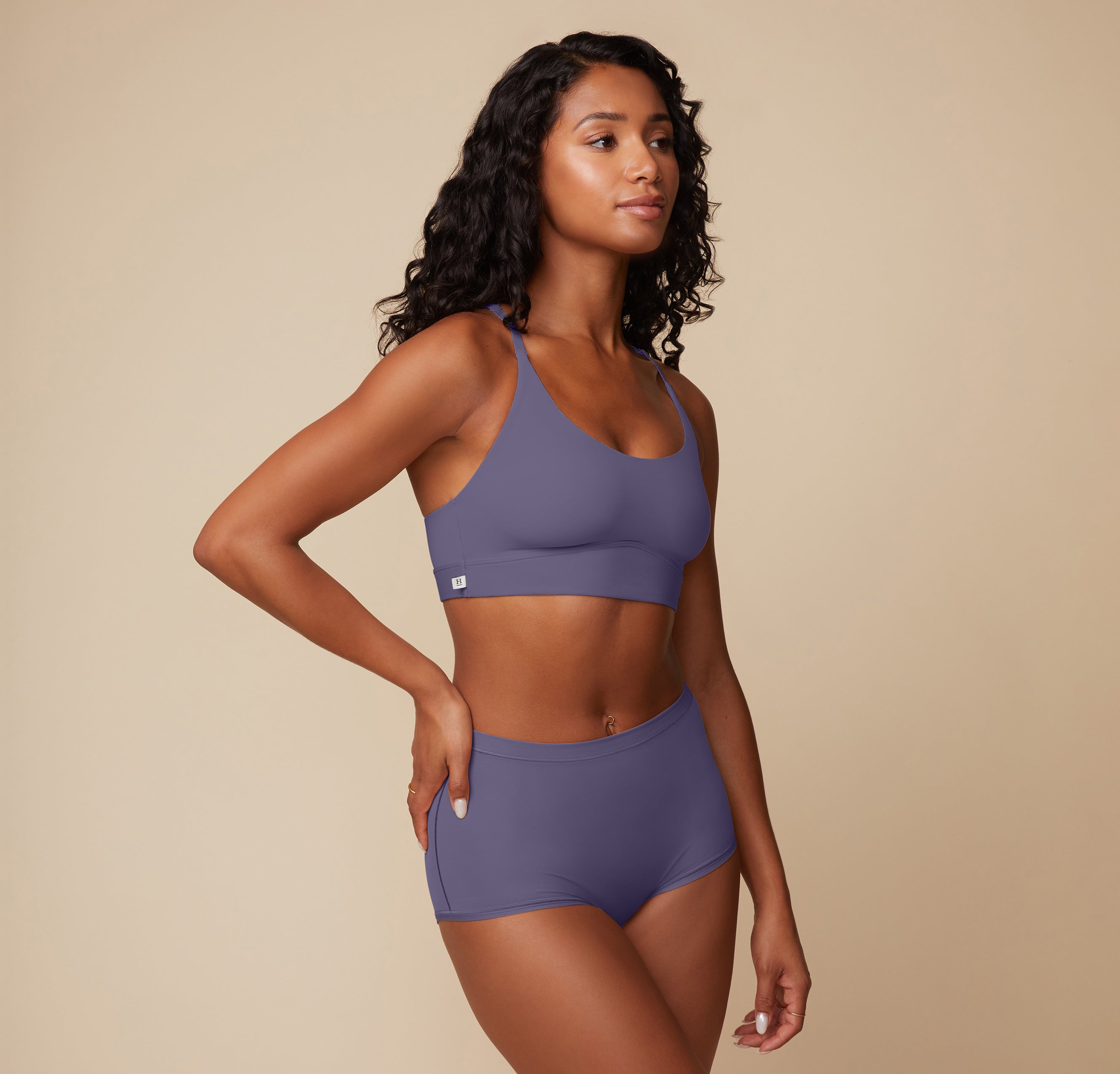 Bliss Racerback Bralette - Overcast、mySite、bengalsvssteelers