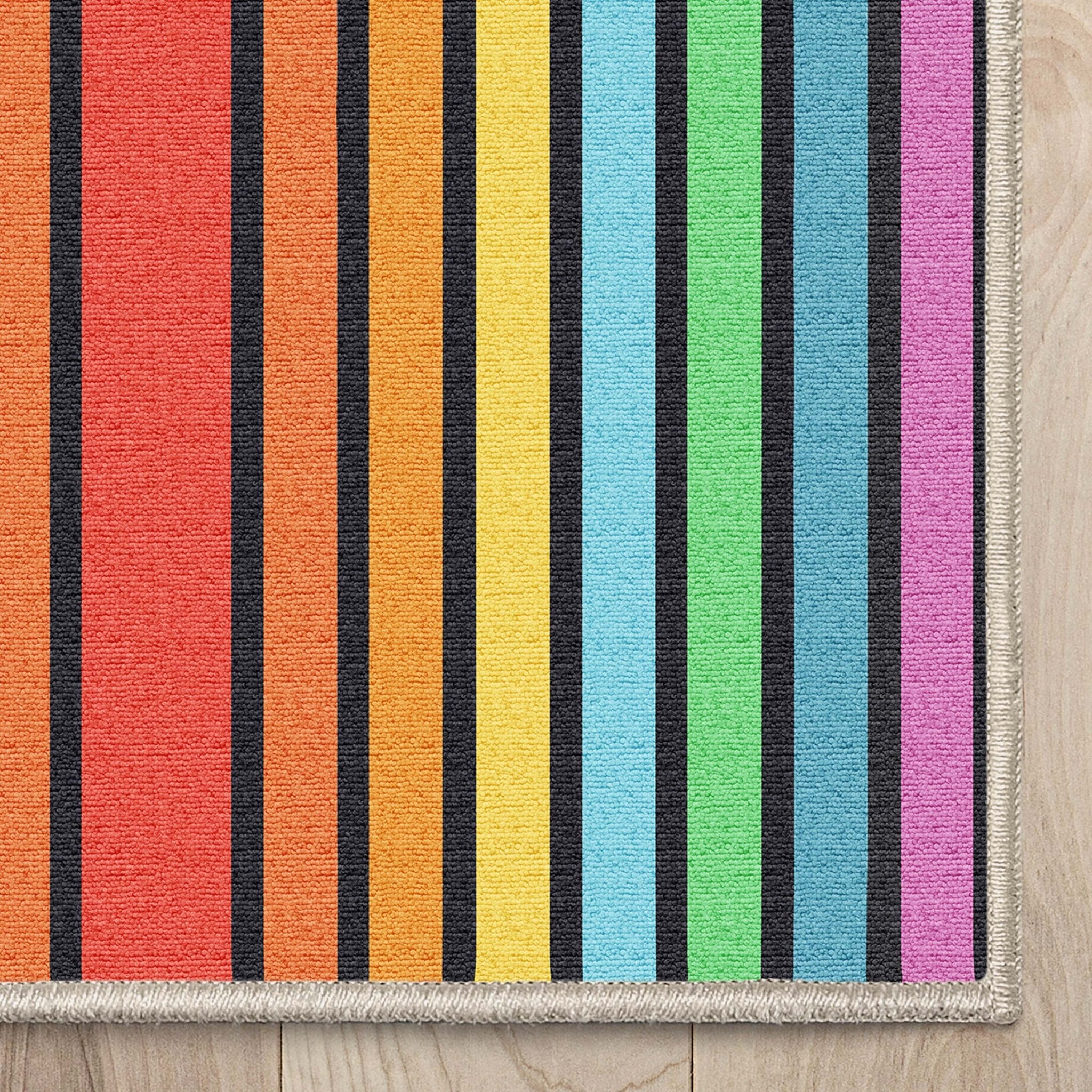 Crayola Modern Arches Geometric Bright Multi Area Rug By Well Woven、mySite、gigharbornorthrealestate