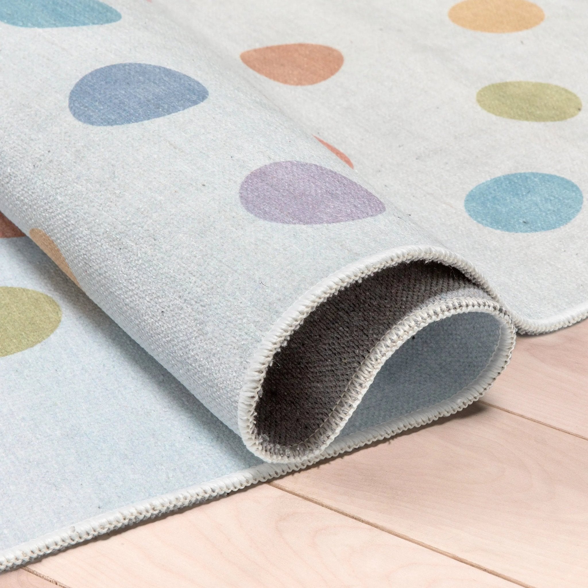 Multi Dot Modern Multi Color Area Flat-Weave Rug、mySite、gigharbornorthrealestate