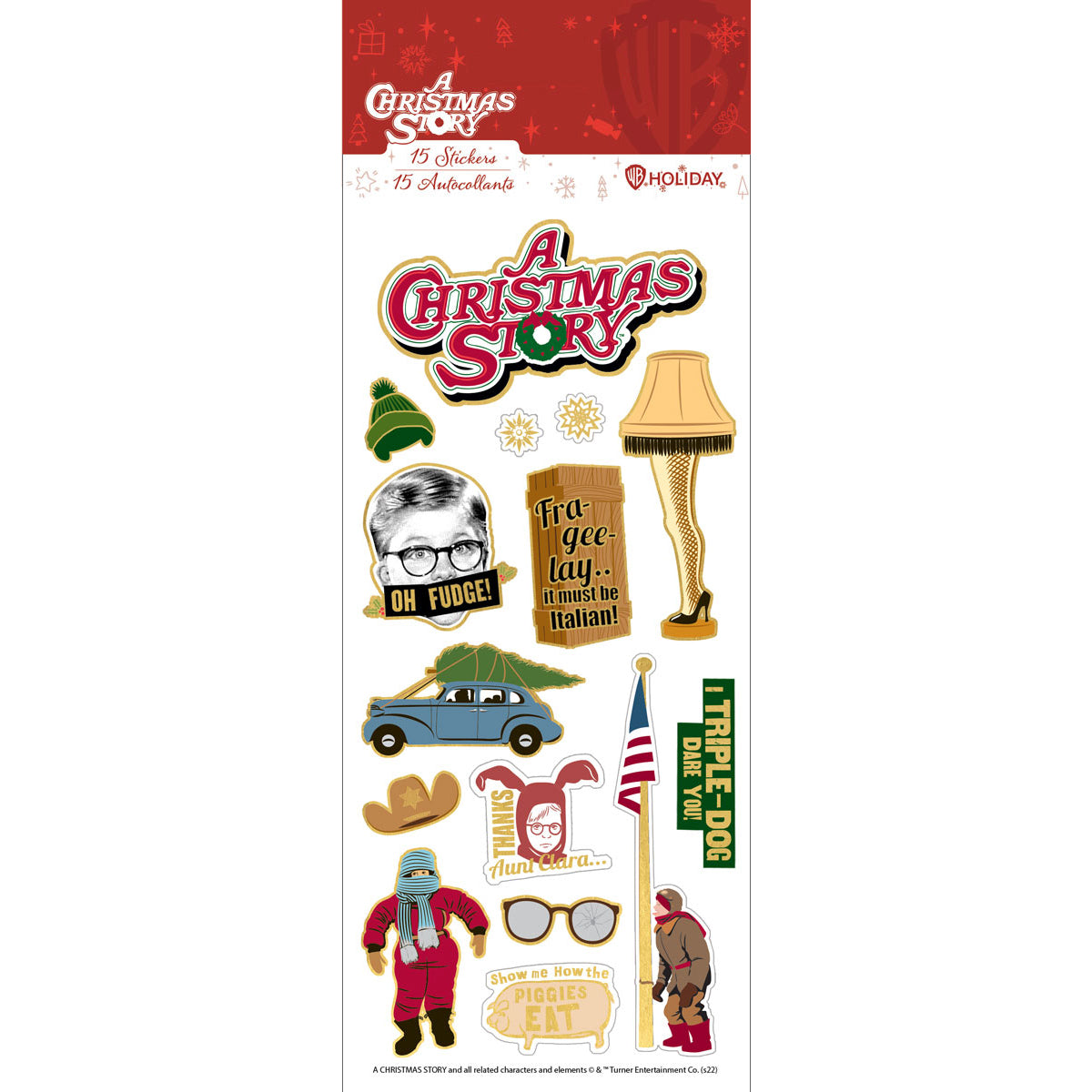  A Christmas Story Foil Stickers、mySite、ghnorth