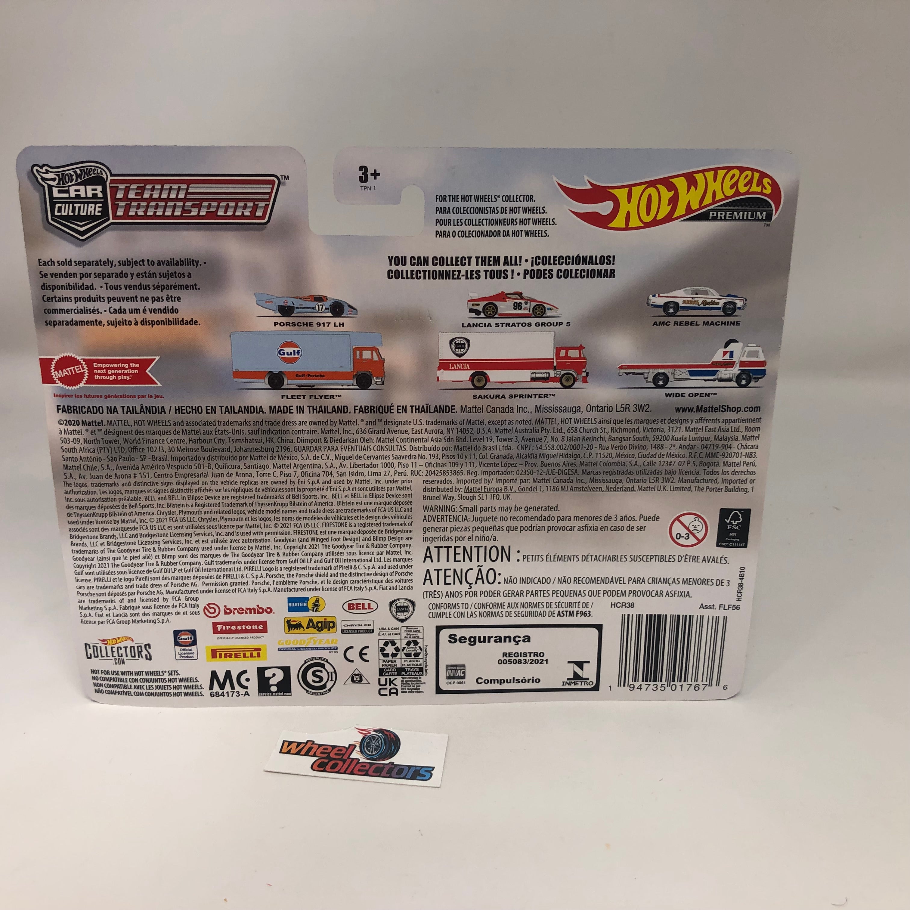 AMC Rebel Machine & Wide Open * 2022 Hot Wheels Team Transport Car Culture Case Q、mySite、hgirdovlk