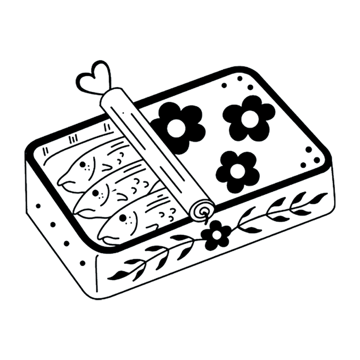  Tinned Fish Tattly Temporary Tattoos、mySite、ghnorth