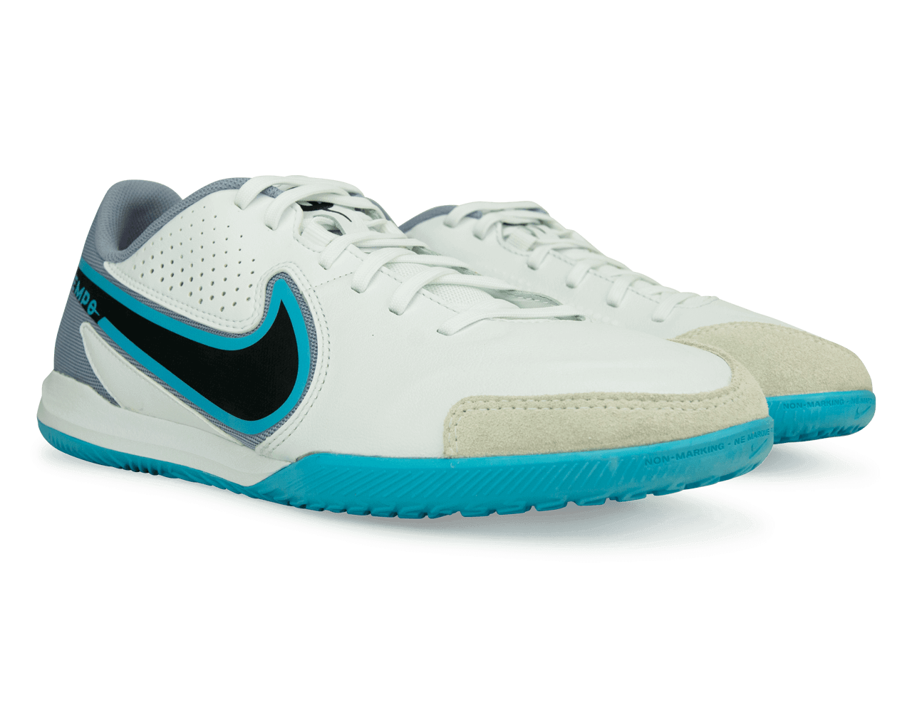 Nike Men's Tiempo Legend 9 Academy IC White/Pink Blast、mySite、noshort