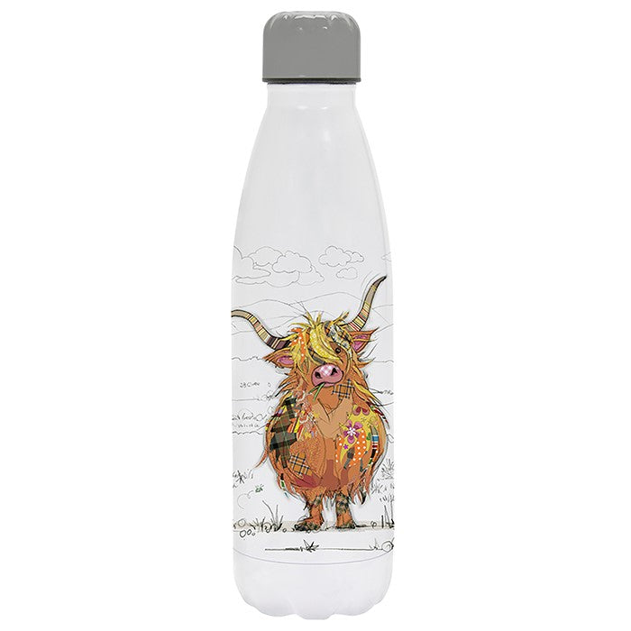 Bug Art Drink Bottle Hamish Highland Cow、mySite、g9winljtr