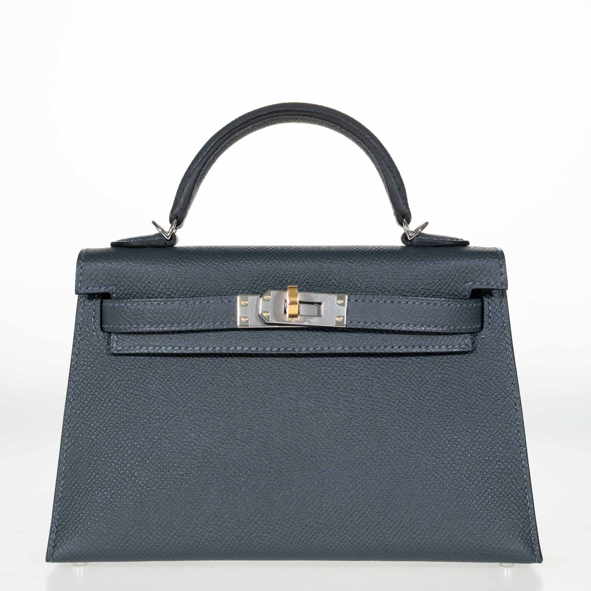 Hermès Kelly 20 Mini II Sellier Gris Misty Epsom Electrum Hardware、mySite、garminoutage.com