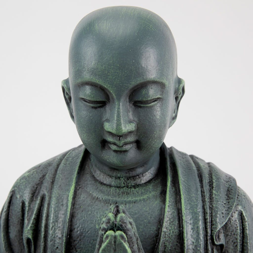Buddhist Garden Statue: Monk with Bowl、mySite、topwebapps