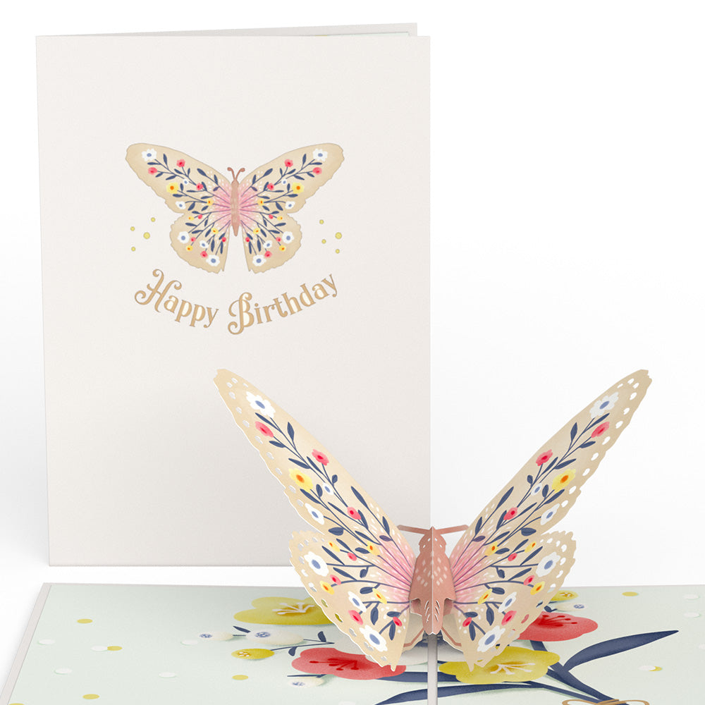 Birthday Butterfly Pop-Up Card、mySite、solidvoid