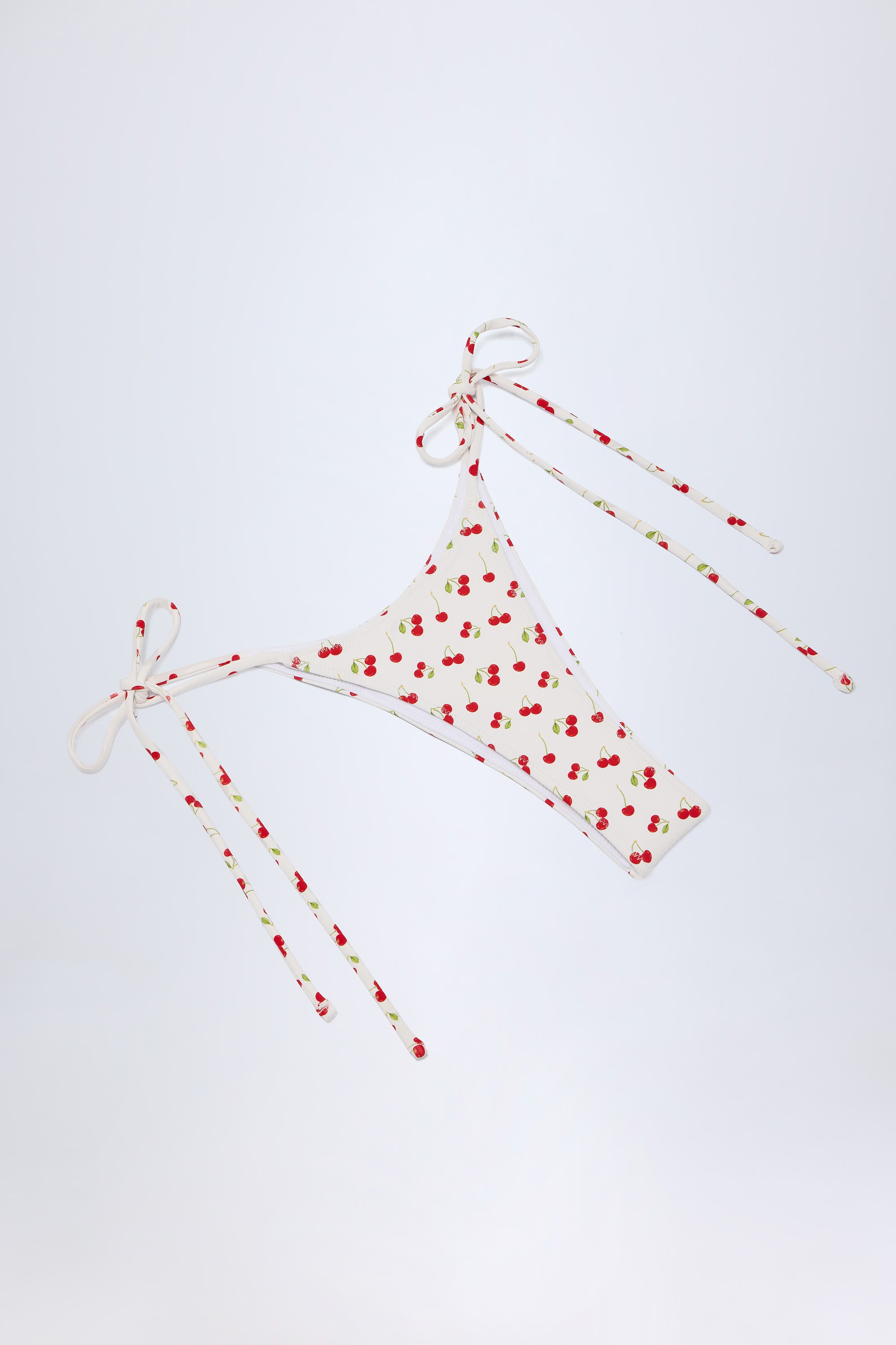  Side-Tie Cheeky Bikini Bottoms in Cherry Print、mySite、sugarbowlscore