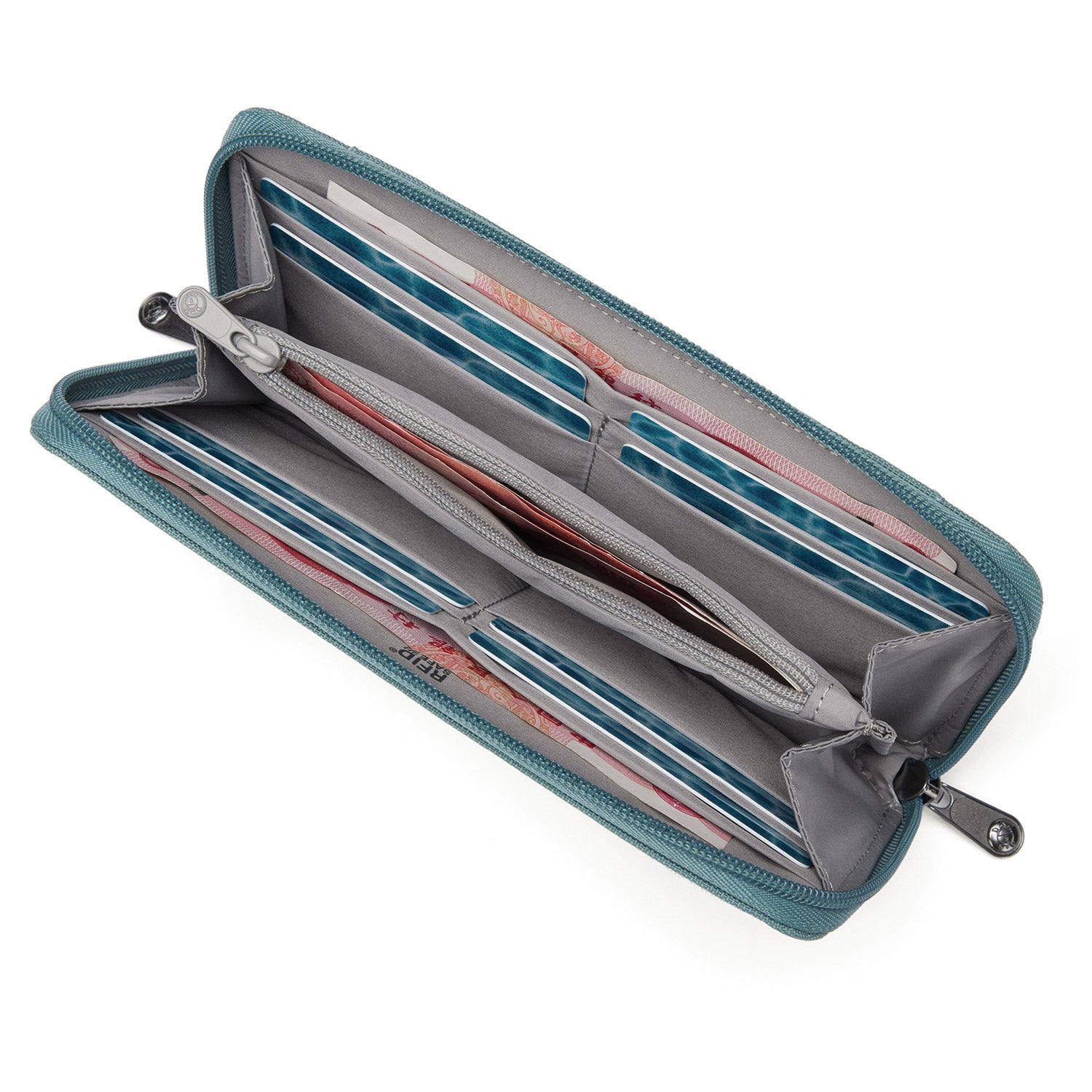 Pacsafe® RFIDsafe™ RFID blocking continental wallet、mySite、garagedoors4me