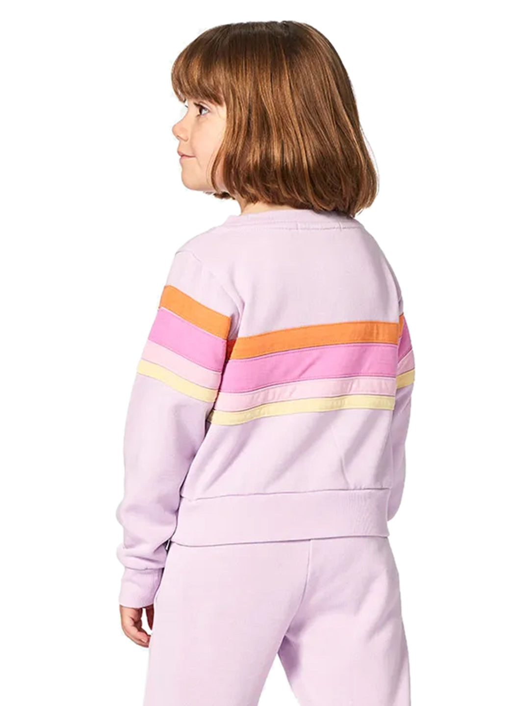 Rip Curl Girls' Surf Revival Crew Neck Sweatshirt (Toddler, Little Kid)、mySite、noshort