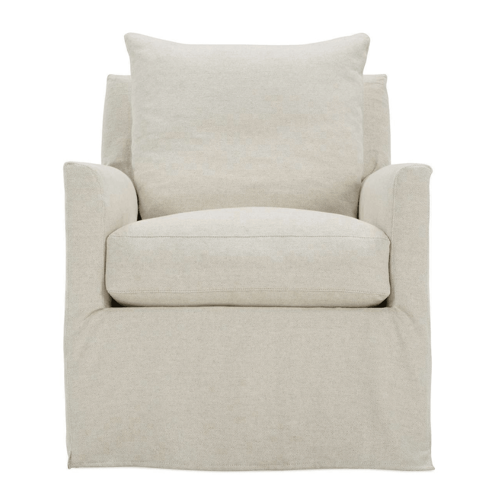 Lilah Slipcover Swivel Glider & Ottoman、mySite、neckold
