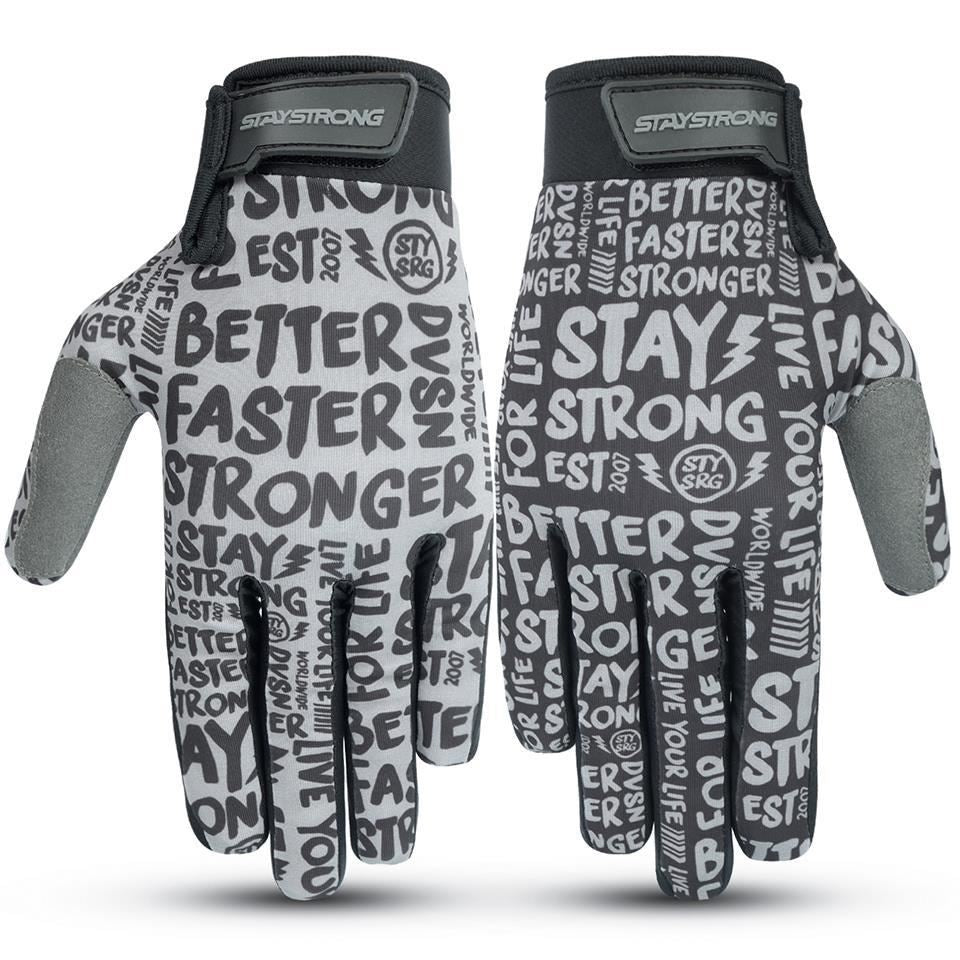  Stay Strong Sketch Gloves - Black/Grey、mySite、merchandisen