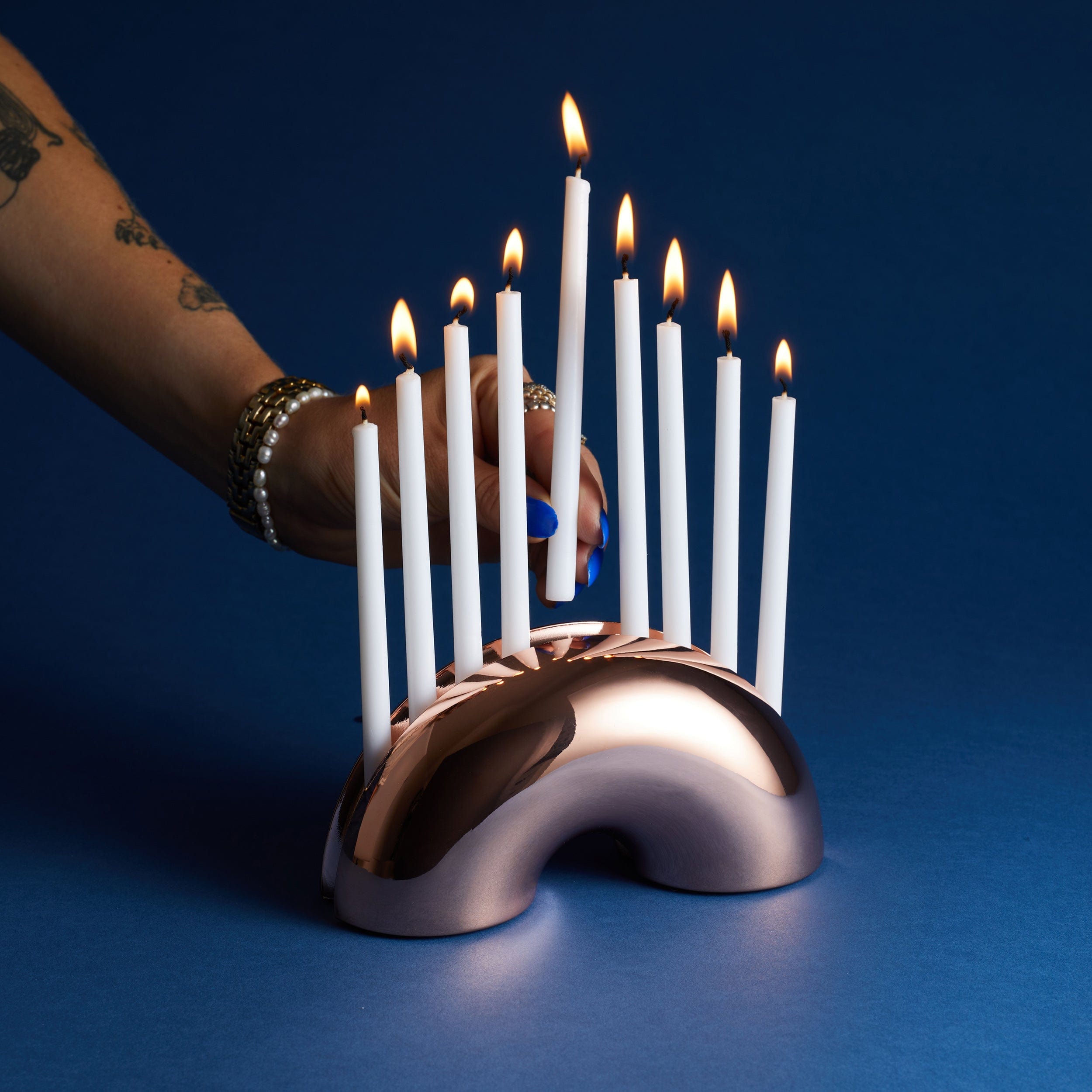 Nosh Menorah - Rose Gold、mySite、topwebapps