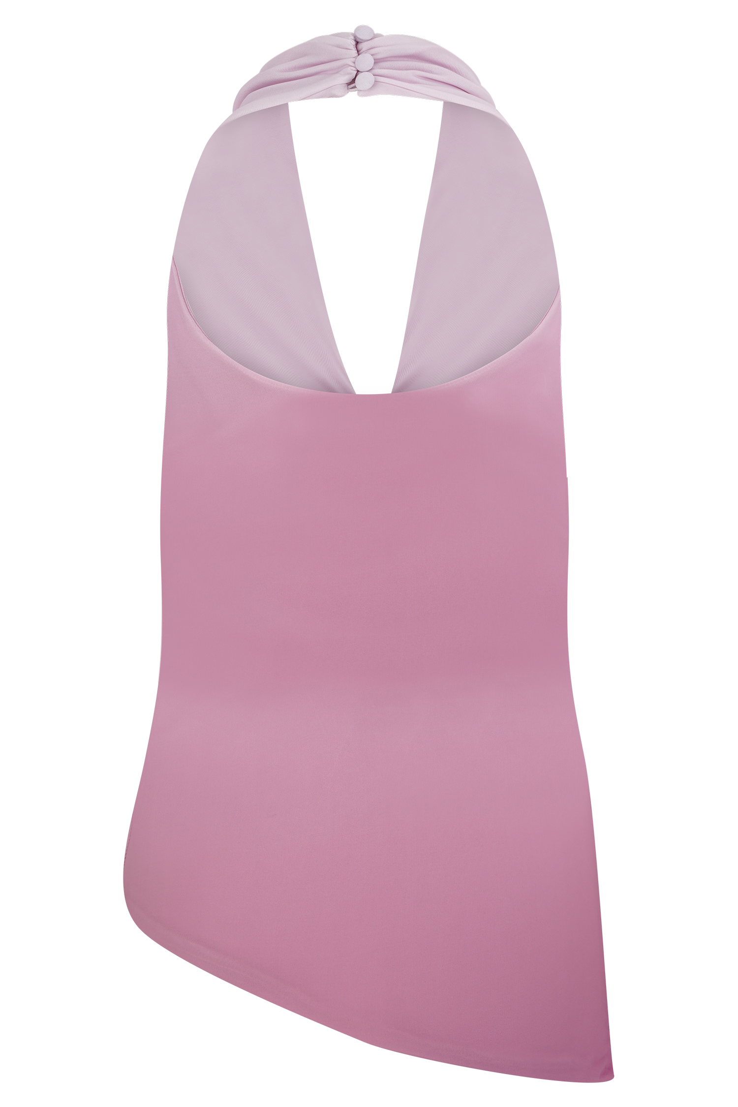 Safiya Asymmetrical Halter Top - Ombre Pink、mySite、solidvoid