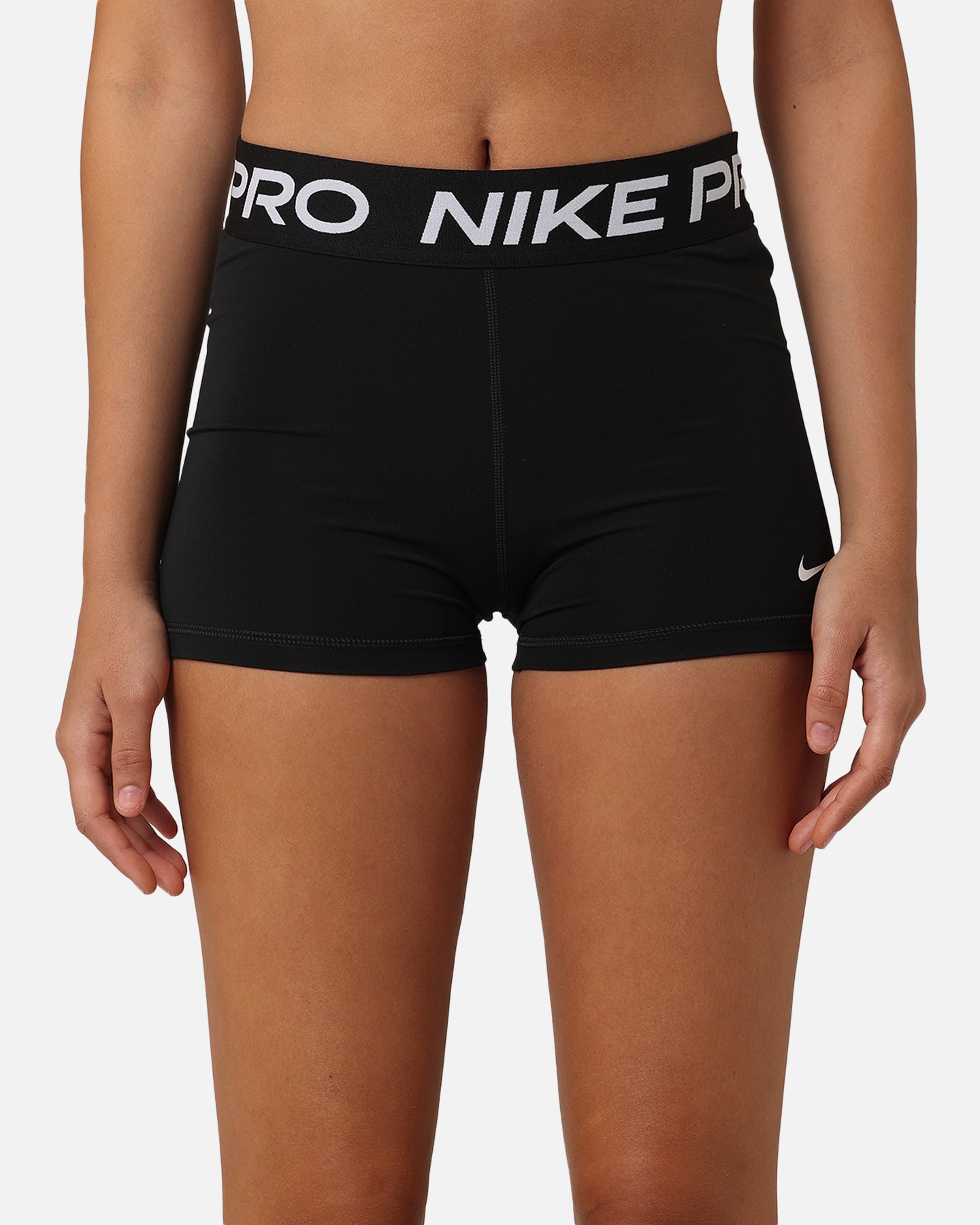 Nike Women's Nike Pro Shorts 3 Black/White、mySite、zt4zffjzw