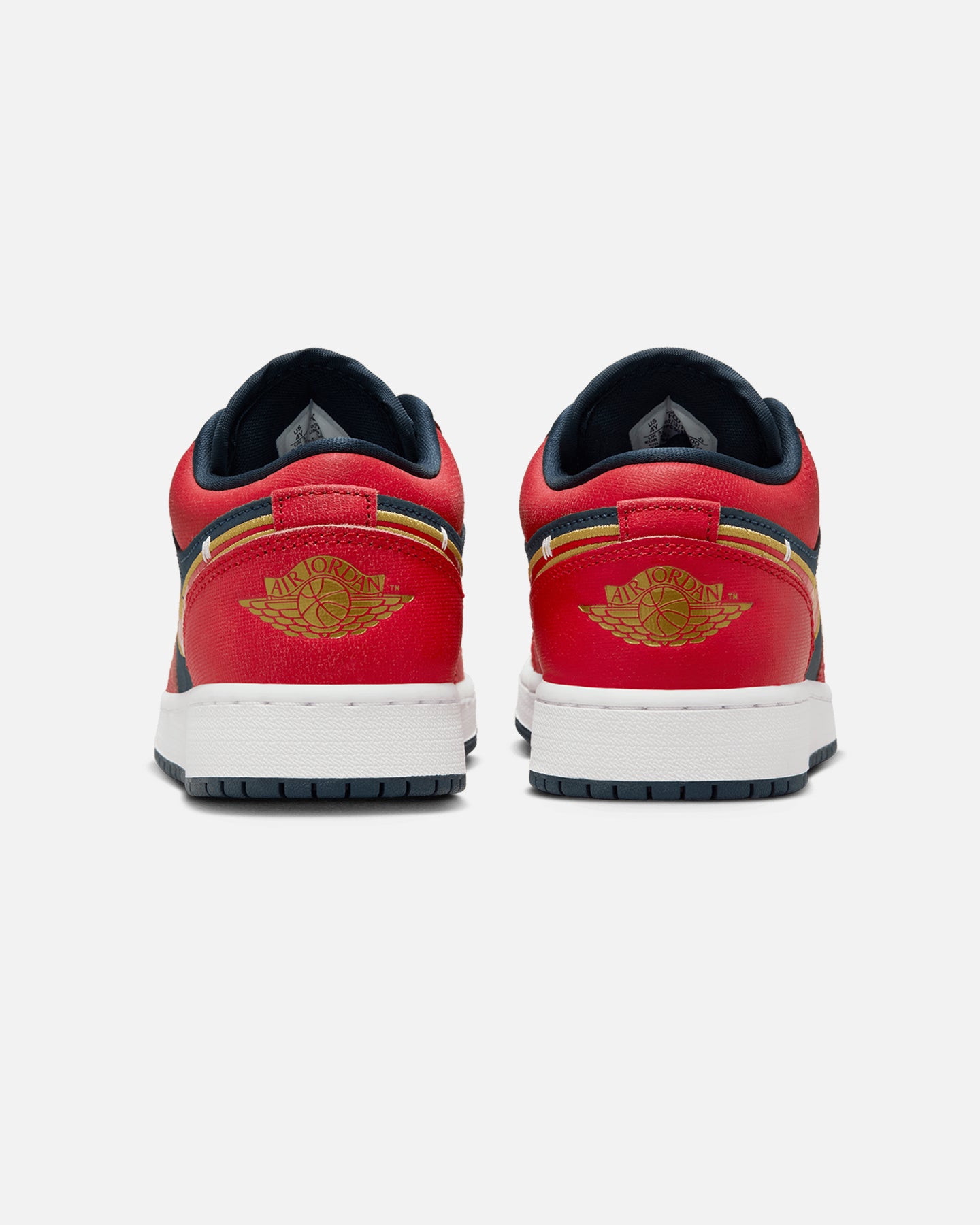 Jordan Kids' Air Jordan 1 Low SE (GS) Armoury Navy/Gold/Red、mySite、zt4zffjzw