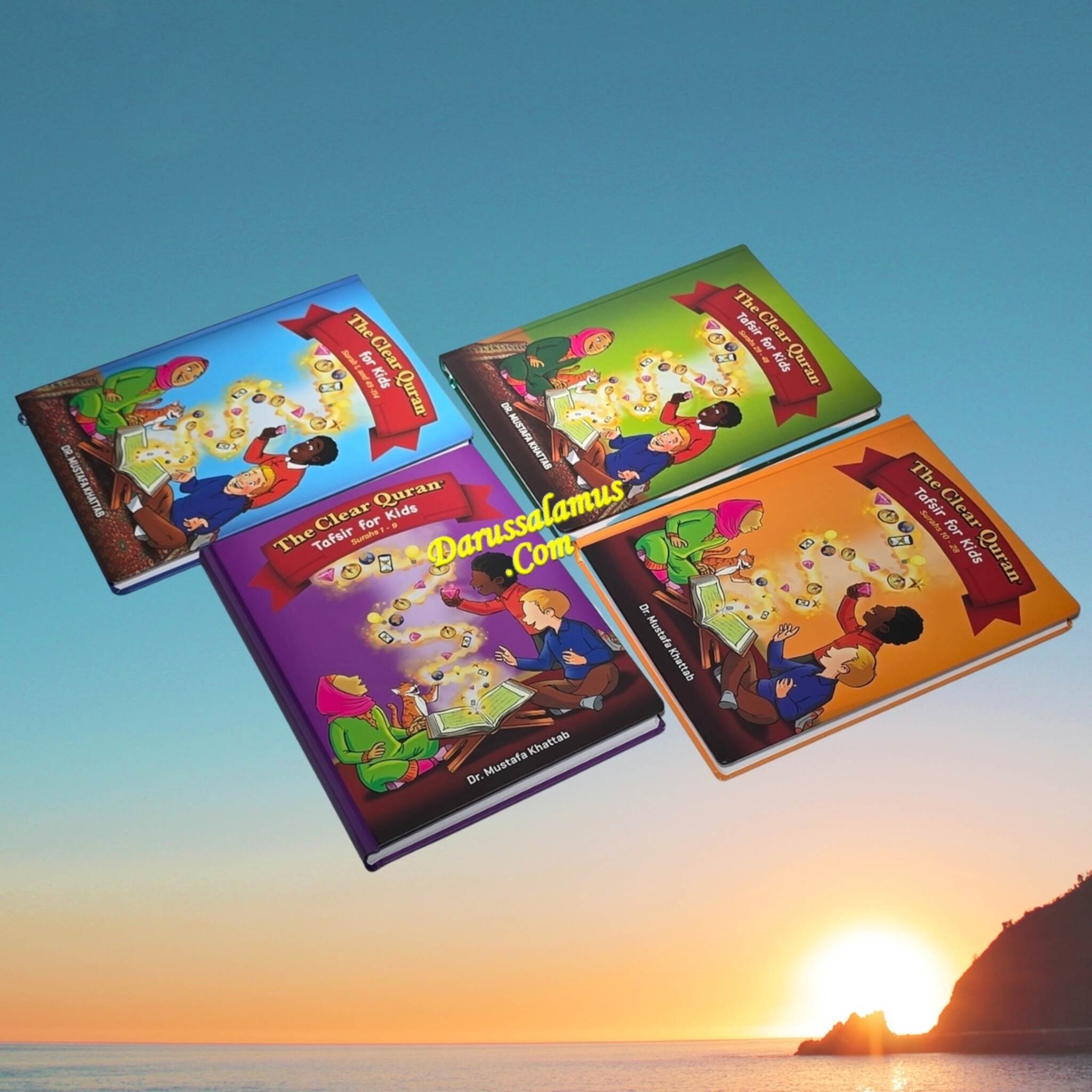 The Clear Quran Tafsir for Kids Complete Set, Surah 1-114 (4 Book Set)、mySite、topwebapps