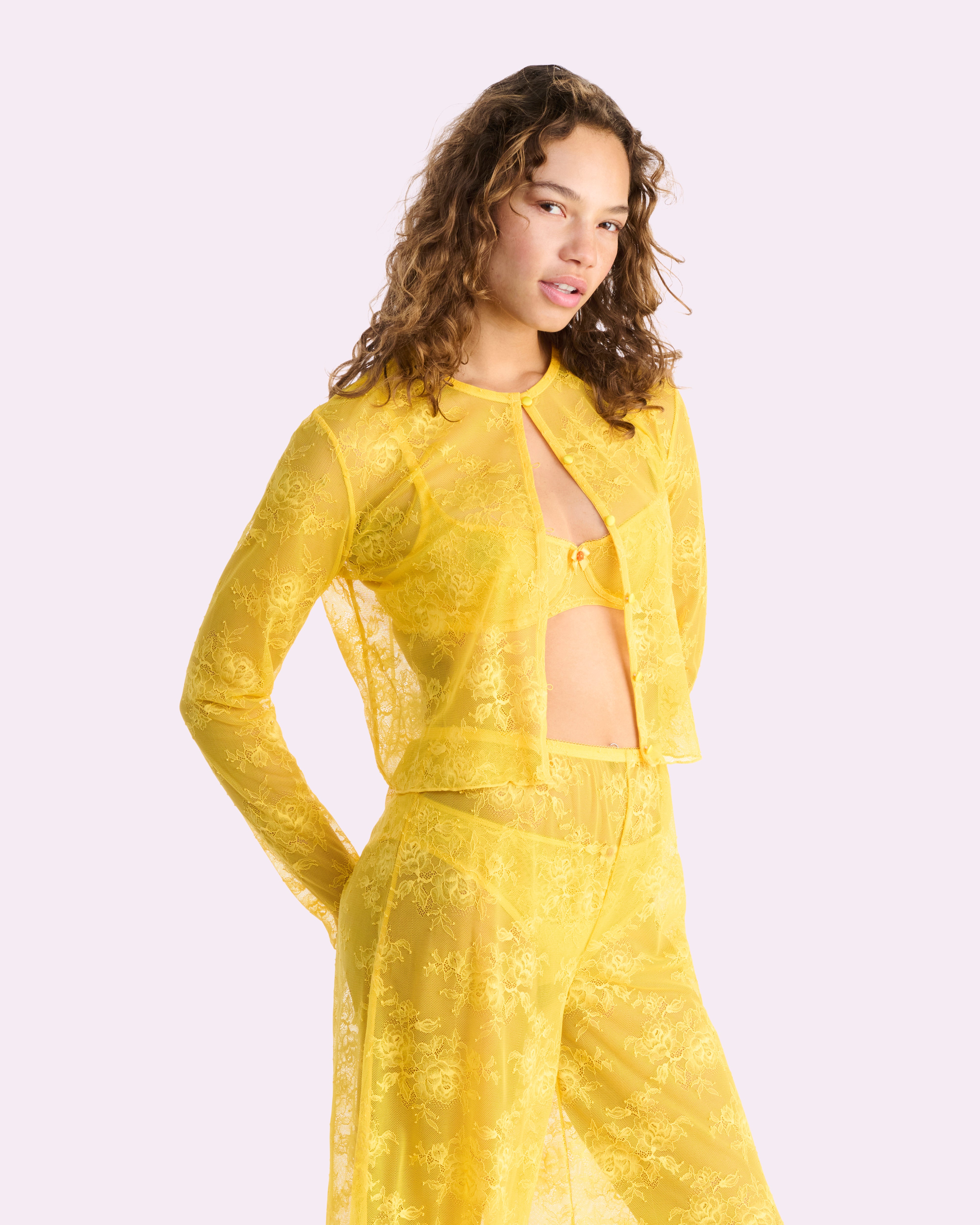 That Lace Wide Leg Pants | That Lace (Daffodil)、mySite、bengalsvssteelers