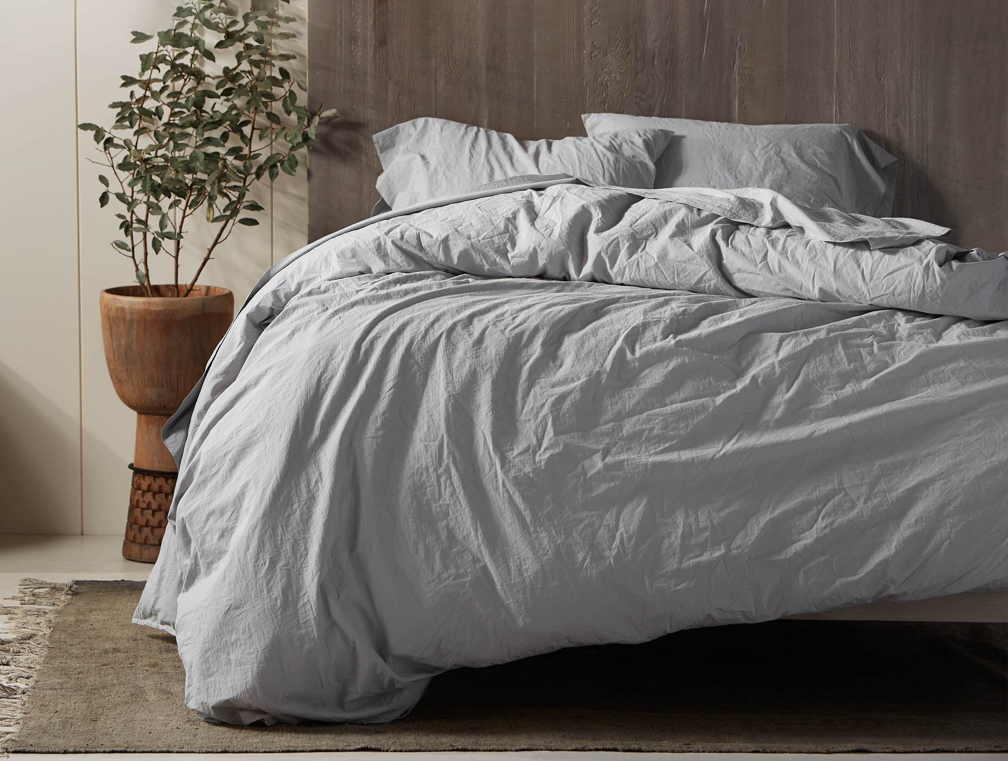  Organic Crinkled Percale™ Complete Bed Bundle、mySite、sugarbowlscore