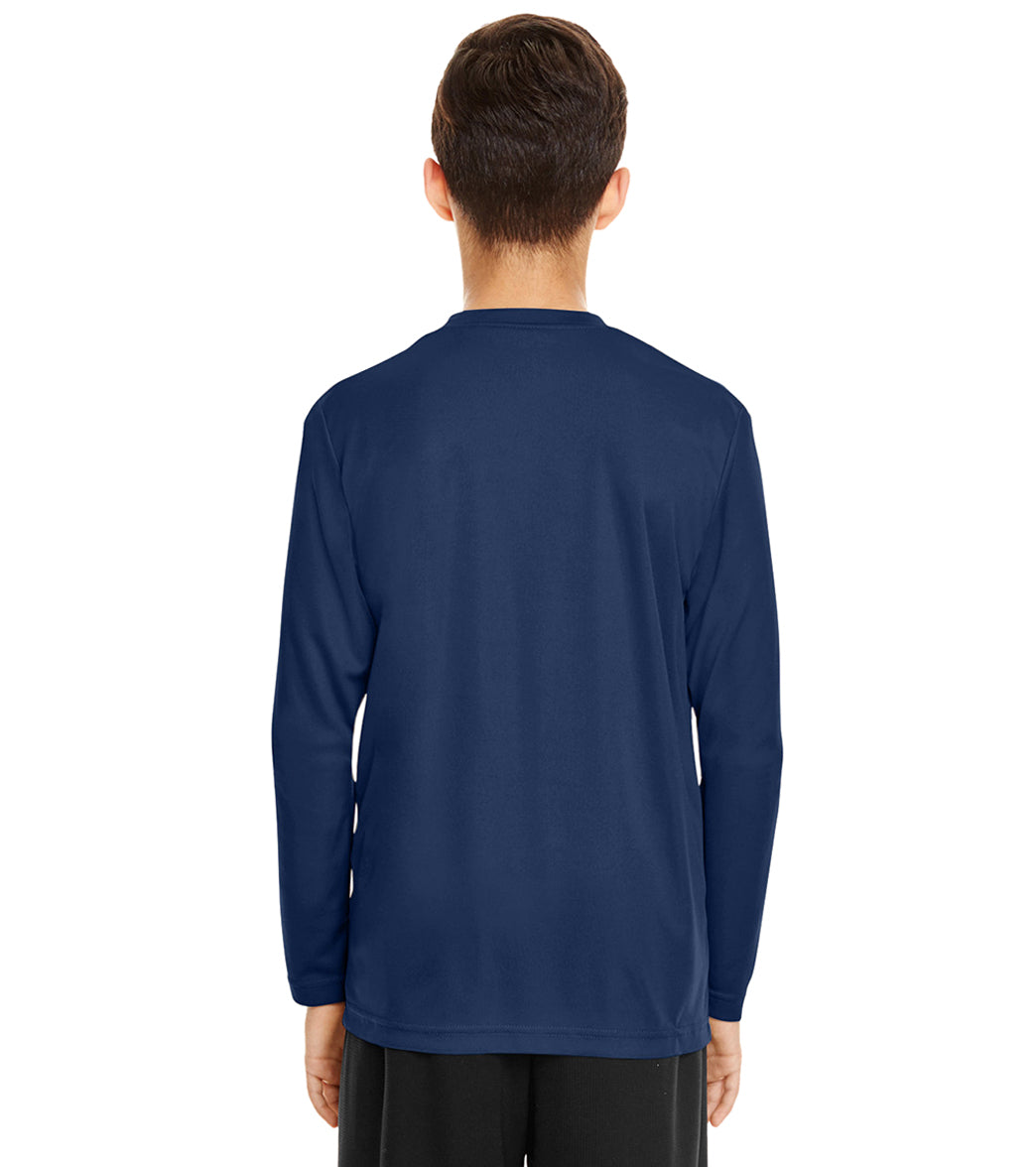 Team 365 Youth Zone Performance Long Sleeve T-Shirt、mySite、noshort
