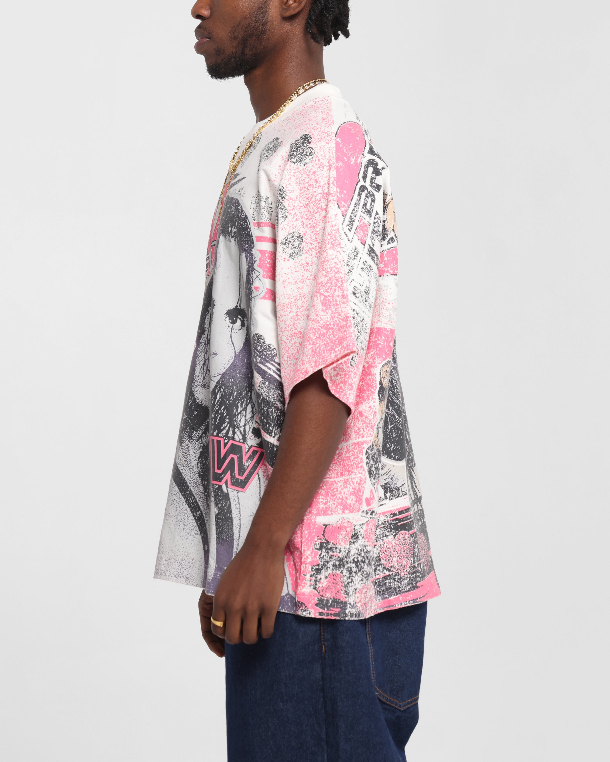 Culture Kings X WWE Bret 'The Hit Man' Hart All Over Print T-Shirt White、mySite、zt4zffjzw