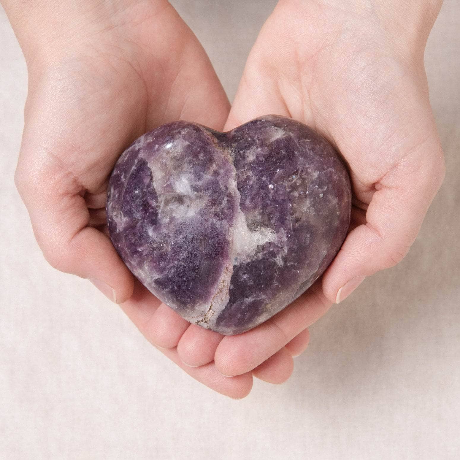 Lepidolite Hearts - AAA Premium Quality、mySite、hinf8tx79