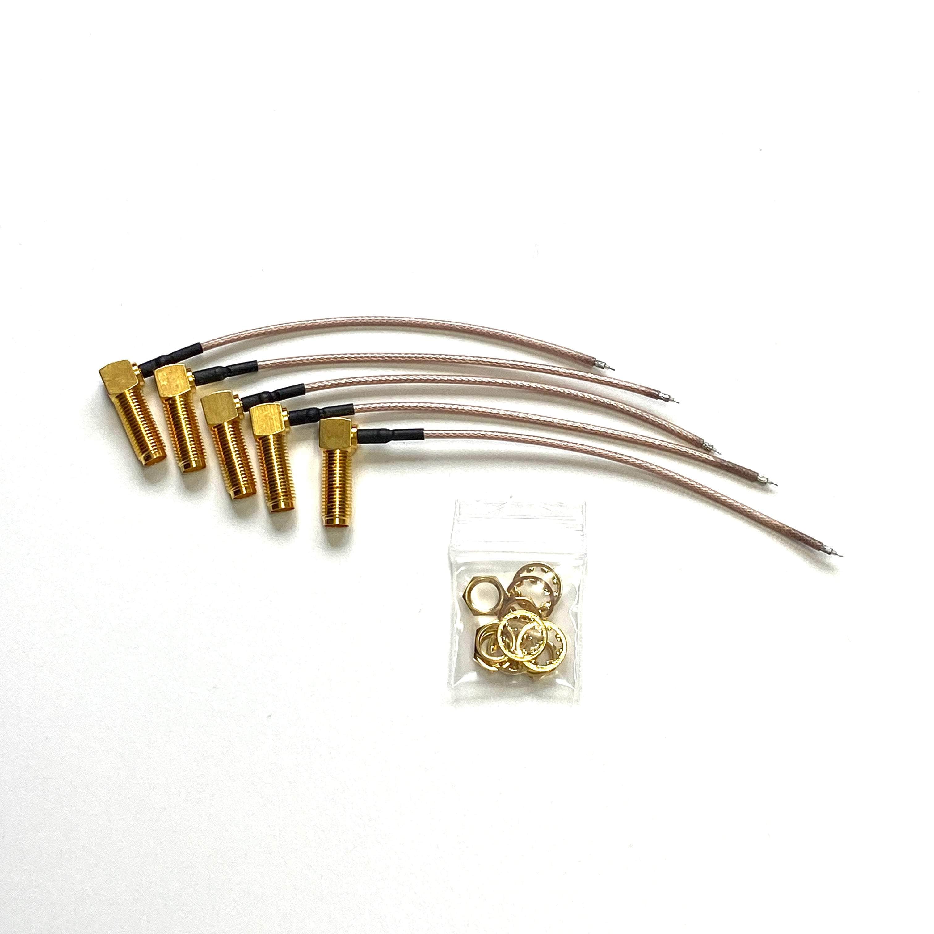  NewBeeDrone SMA antenna port 90 Degree with cable 10cm DIY package、mySite、merchandisen