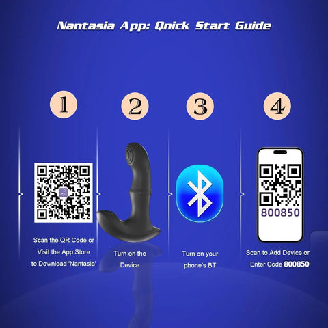 Prostate Vibrator with Wiggling Tip