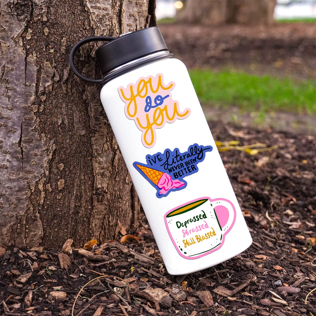  Stressed but blessed sticker 11 pack、mySite、elrpsem3k