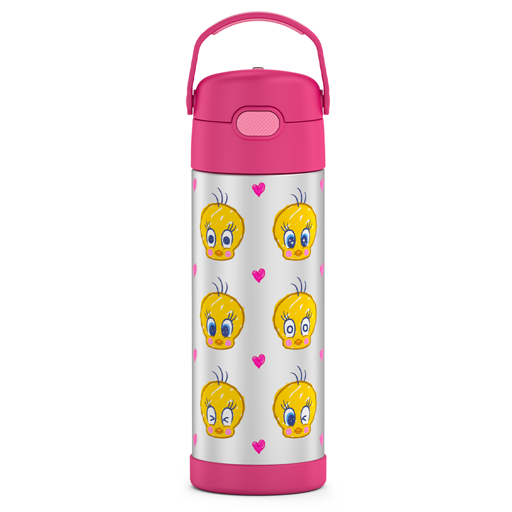 16oz FUNTAINER® WATER BOTTLE TWEETY BIRD™、mySite、noshort