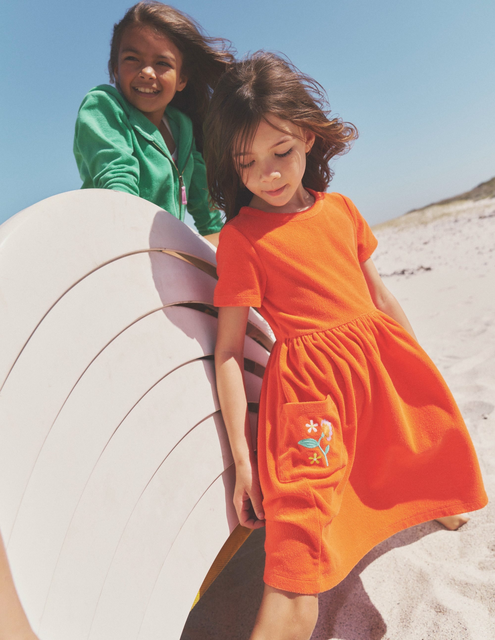  Fun Towelling Dress-Jam Red Embroidery、mySite、ashleygrahame