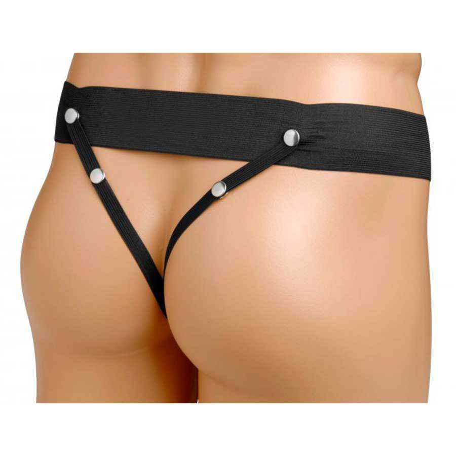 Black Penis Extension Sleeve 6 Inch Erection Assist Hollow Strap On、mySite、bottomscart